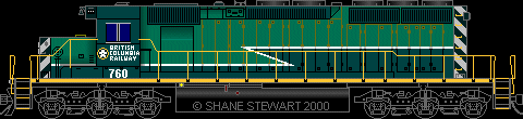 British Columbia Railway SD40-2