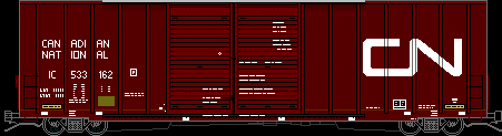 CN Excess Height Box Car
