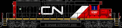 CN SD40-2