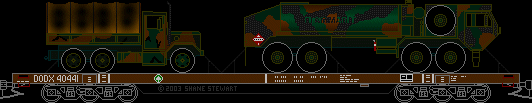 US Military Flat Car